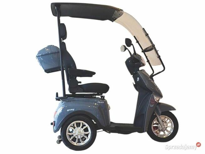 Elektryczny skuter trójkolowy Fasti 3 Max z dachem