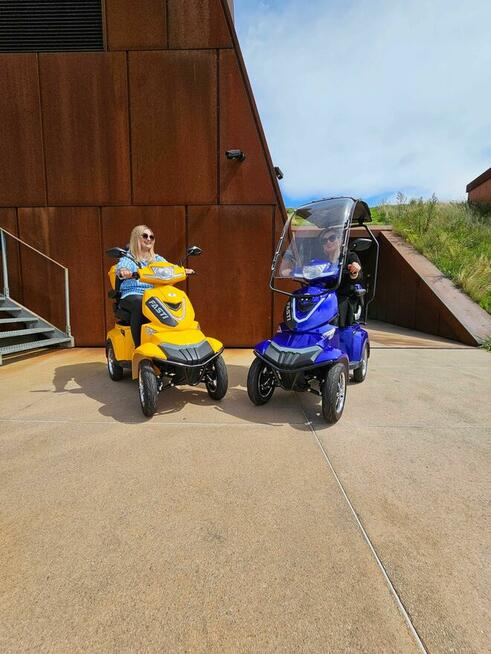 ELECTRORIDE FASTI 4 Max: Elektryczny Skuter 4kołowy z dachem