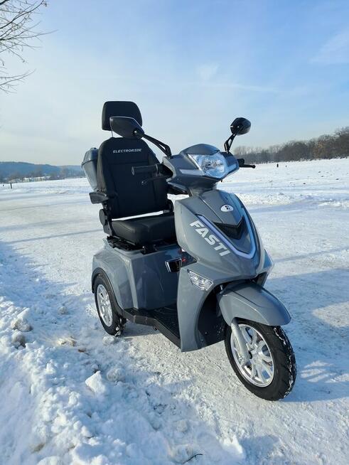 Skuter elektryczny trójkołowy Fasti 3 Max, szary
