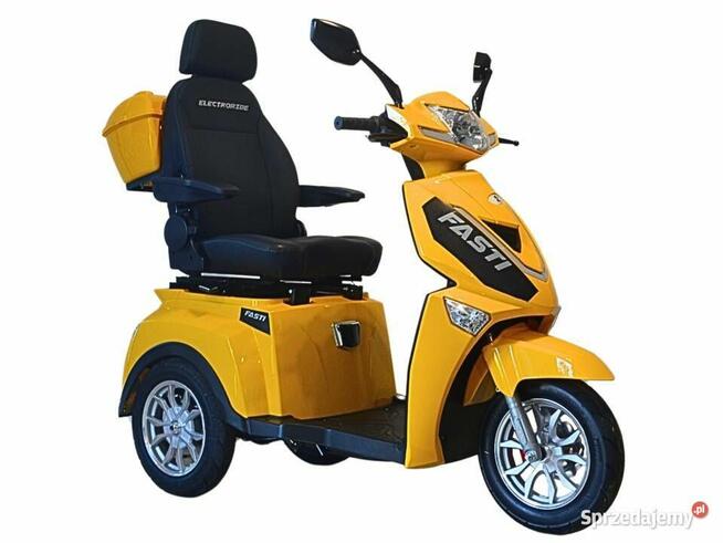 Skuter elektryczny trójkołowy ELECTRORIDE Fasti 3 Max, żółty