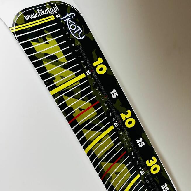 Miarka wędkarska NAKLEJKA 130 cm na łódź ponton