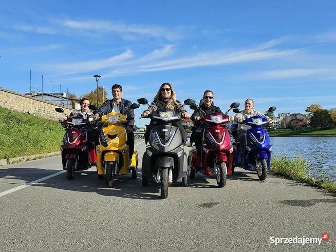 Skuter elektryczny trójkołowy Fasti 3 Max, czerwony