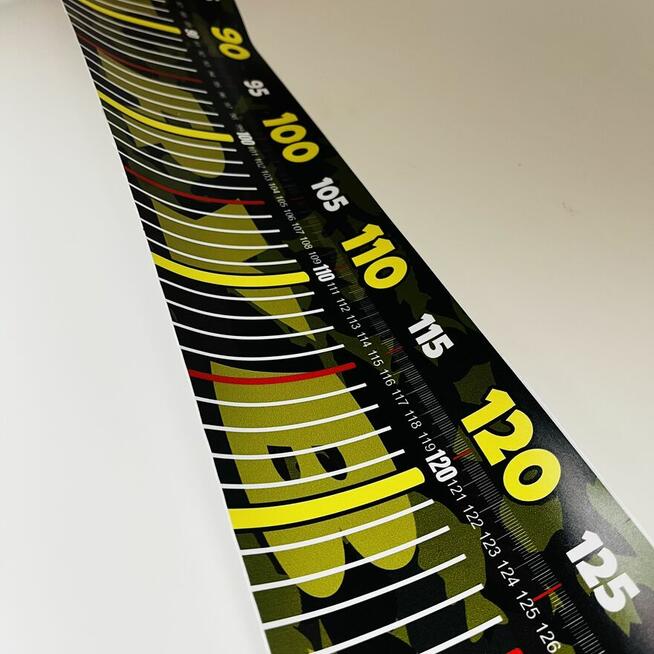 Miarka wędkarska NAKLEJKA 130 cm na łódź ponton