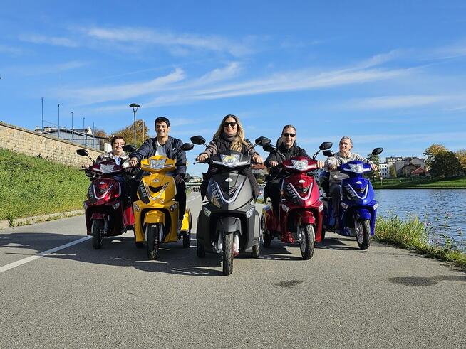 Skuter elektryczny trójkołowy ELECTRORIDE Fasti 3 Max, żółty