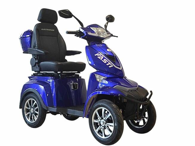 FASTI 4 Max czterokołowy skuter elektryczny, niebieski