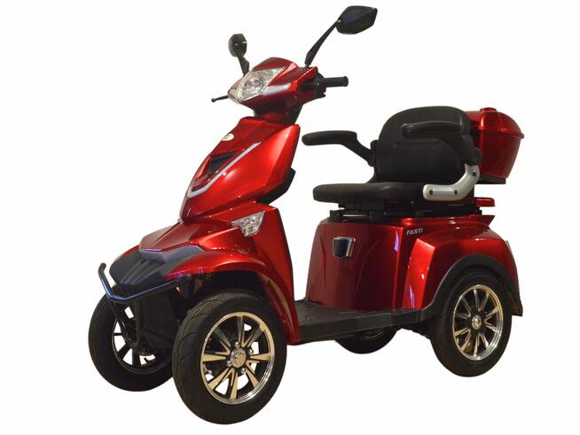 ELECTRORIDE FASTI 4 4kołowy skuter elektryczny, czerwon