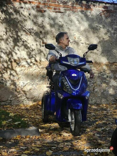 Skuter elektryczny czterokołowy Fasti 3, niebieski