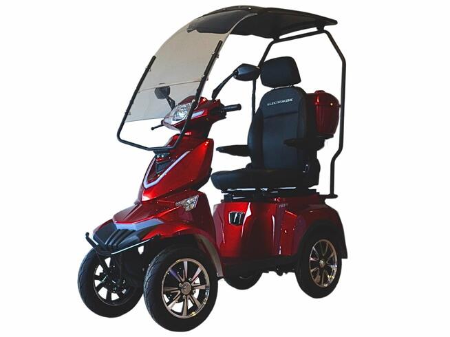 ELECTRORIDE FASTI 4 Max: Elektryczny Skuter 4kołowy z dachem