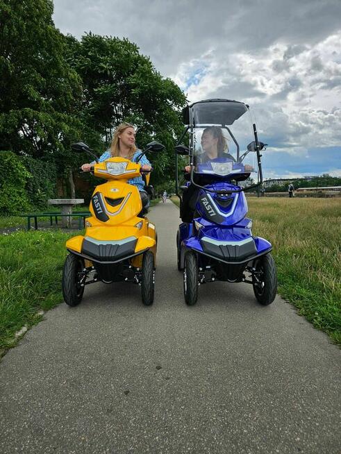 ELECTRORIDE FASTI 4 Max: Elektryczny Skuter 4kołowy z dachem