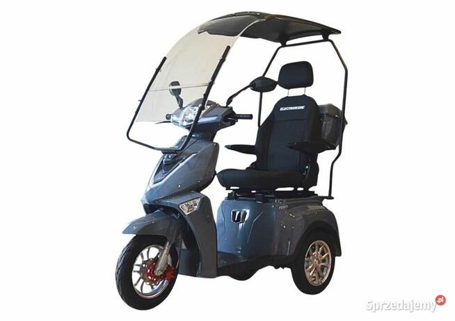 Elektryczny skuter trójkolowy Fasti 3 Max z dachem
