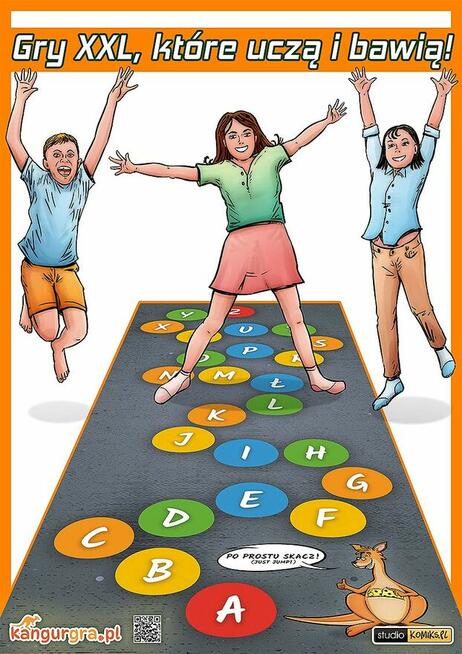 ALFABET DO SKAKANIA gra słowna dla DZIECI