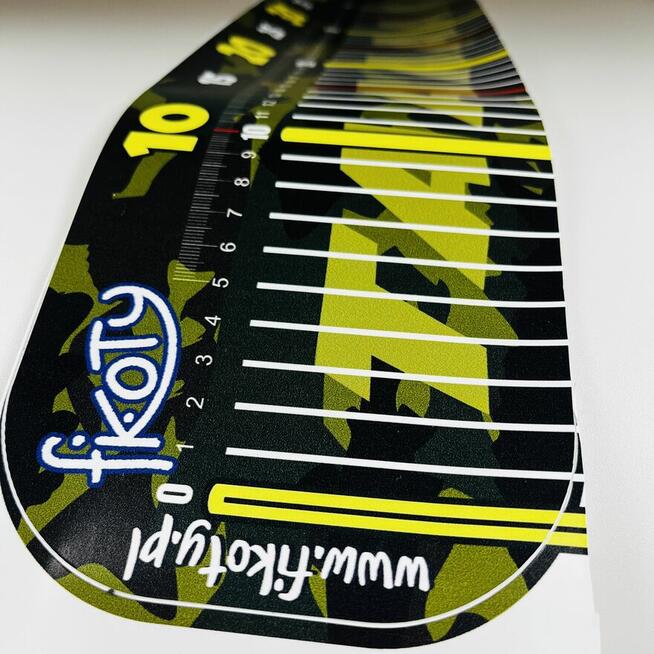 Miarka wędkarska NAKLEJKA 130 cm na łódź ponton