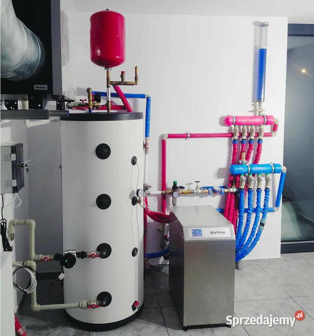 Gruntowa pompa ciepła Konceptus 20 kW - kompletna instalacja