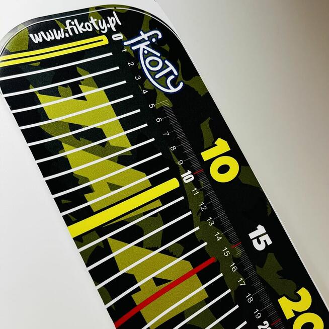 Miarka wędkarska NAKLEJKA 130 cm na łódź ponton