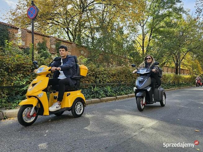 Skuter elektryczny trójkołowy Fasti 3 Max, czarny