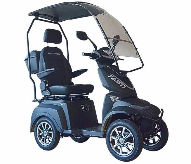 Elektryczny Skuter FASTI 4 Max: 4 kołowy wersja z daszkiem