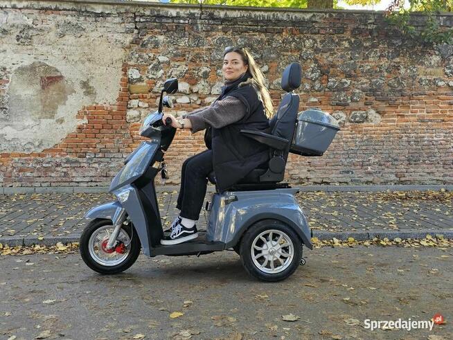 Skuter elektryczny trójkołowy Fasti 3 Max, szary