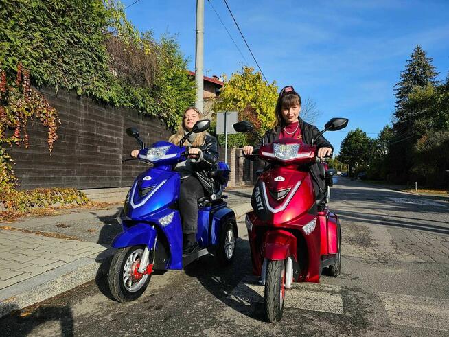 Skuter elektryczny trzykołowy Fasti 3 z daszkiem