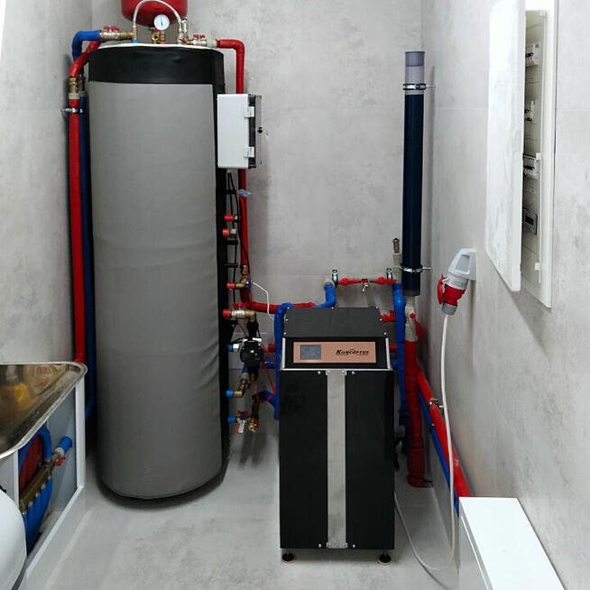 Gruntowa pompa ciepła Konceptus 16 kW - kompletna instalacja