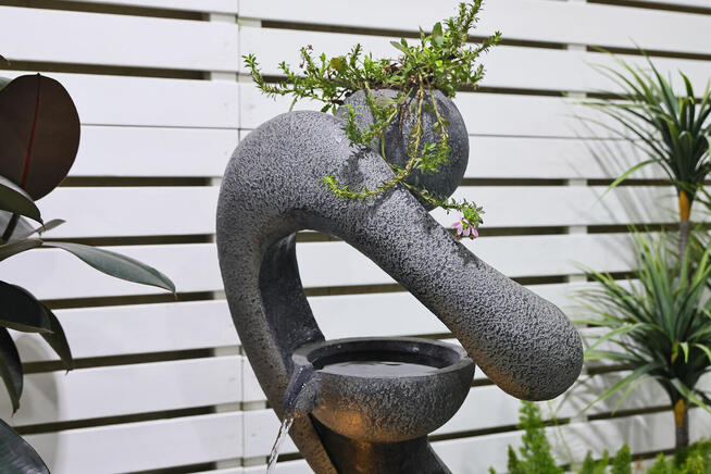 FONTANNA OGRODOWA M I A wys. 124 cm !! ośw. LED !!