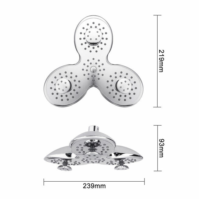 Głowica prysznicowa kształt płatka wysyłka gratis !!!