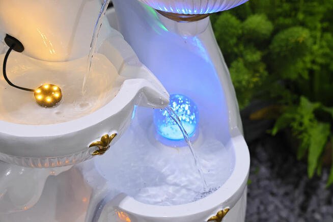 FONTANNA OGRODOWA NEL wys .133 cm ! ośw. LED !