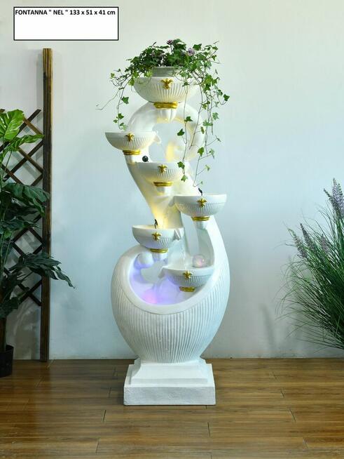 FONTANNA OGRODOWA NEL wys .133 cm ! ośw. LED !