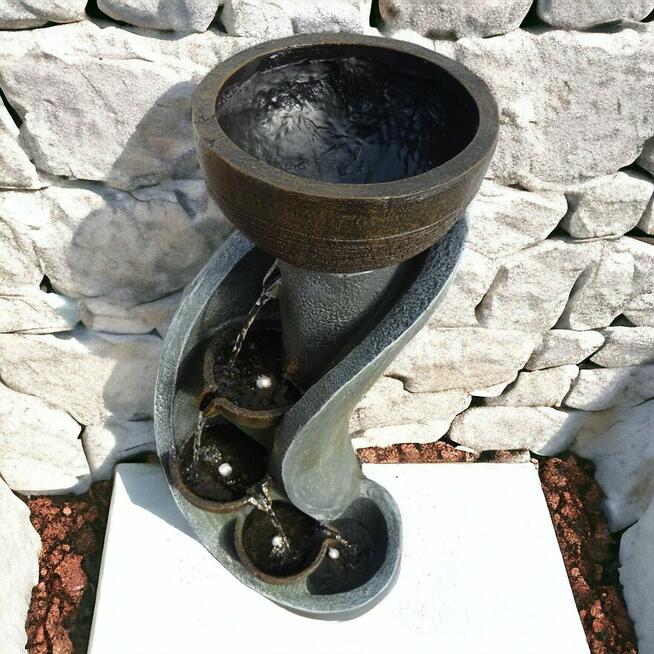 FONTANNA OGRODOWA I G A wys. 100 cm ! ośw. LED !!