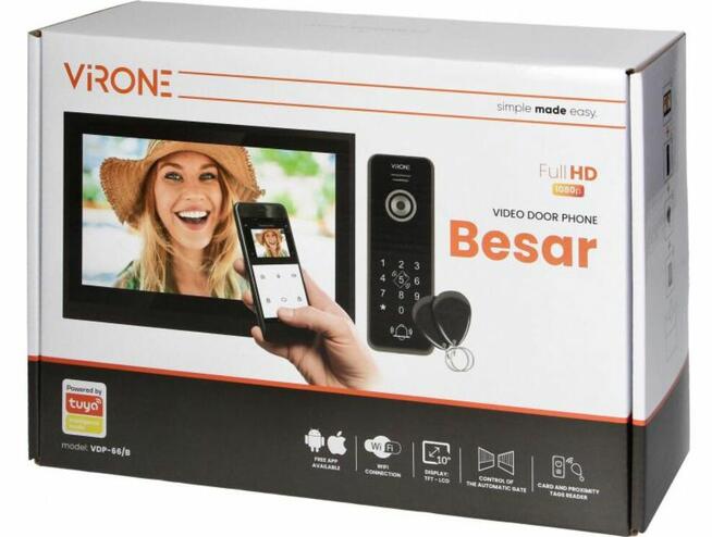 WIDEODOMOFON WiFi FULL HD 7 VDP-66 VIRONE