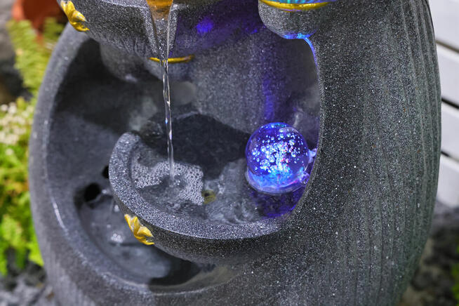 FONTANNA OGRODOWA NEL wys .133 cm ! ośw. LED !