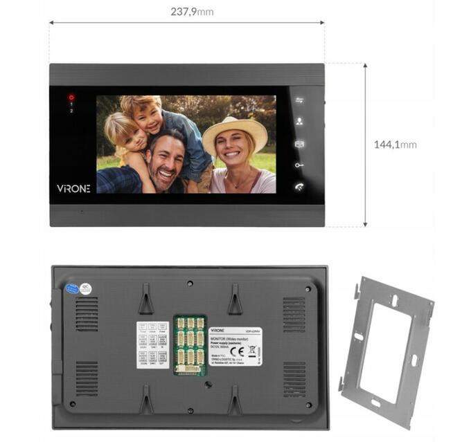 WIDEODOMOFON WiFi FULL HD 7 VDP-61 VIRONE