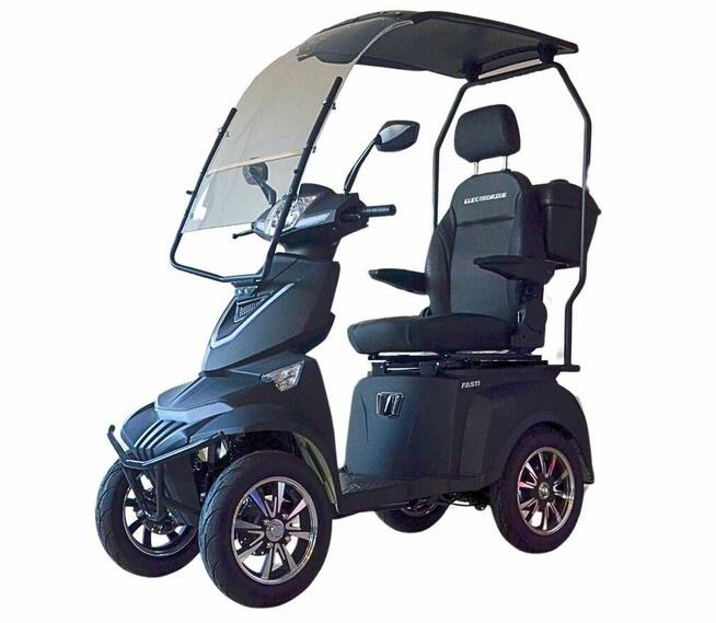 Elektryczny czterokołowy skuter Fasti 4 Max z dachem + bateria