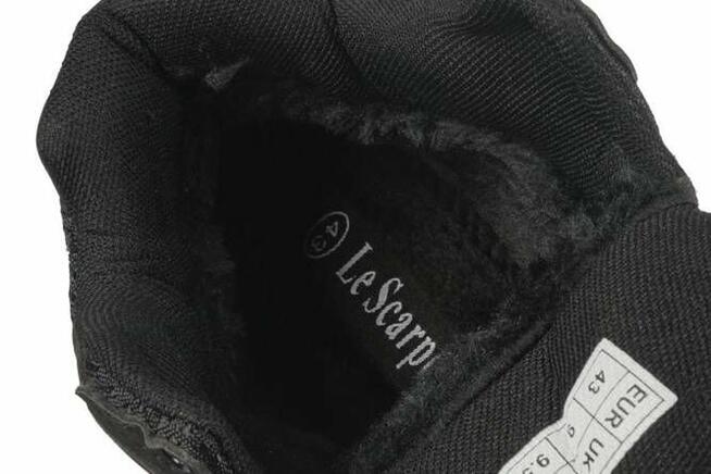 Buty zimowe męskie czarne rozm.41-46