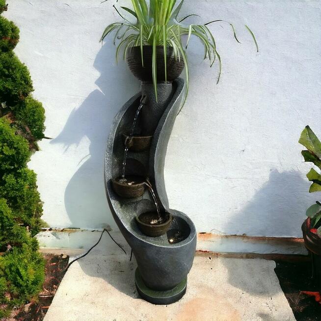 FONTANNA OGRODOWA I G A wys. 100 cm ! ośw. LED !!