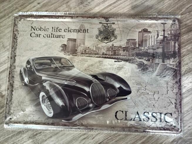 stare motocykle blachy 30x20 cm nowe