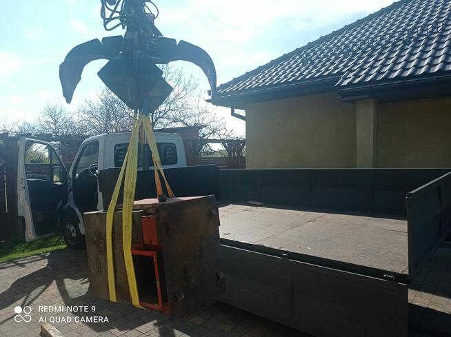 Mobilny skup odbiór złomu transport HDS samozaladunek