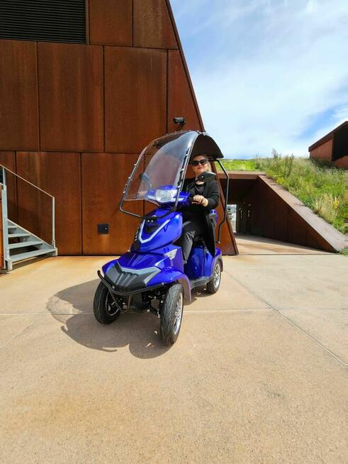 Skuter elektryczny FASTI 4 4kołowy+ pokrowiec + pas + uchwyt