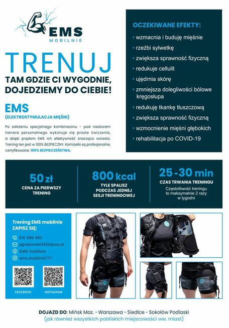 Kamizelki do elektrostymulacji