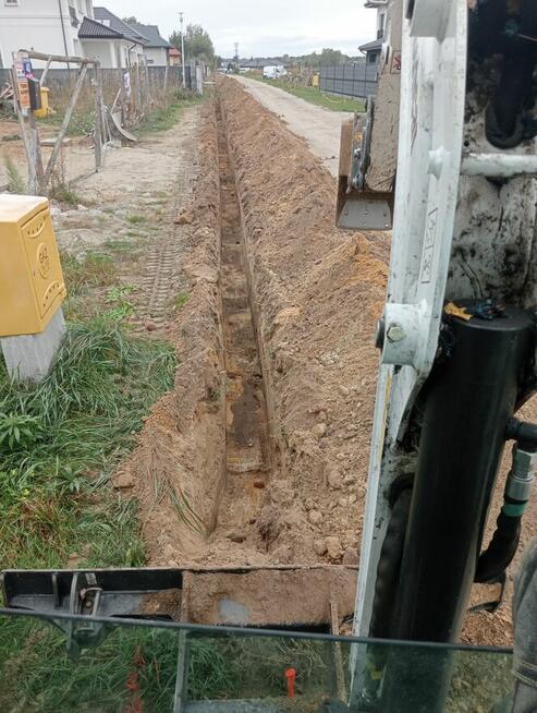 Usługi minikoparką, odwodnienia Mszczonów, Grójec, Żabia Wo