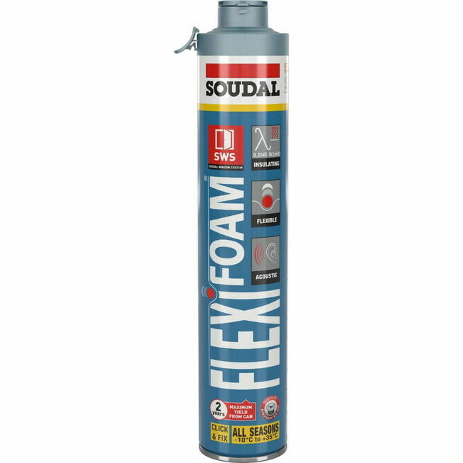 Flexifoam Soudal Piana Elastyczna 750ml 12szt.