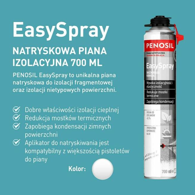 PENOSIL EasySpray Piana Natryskowa 12szt.