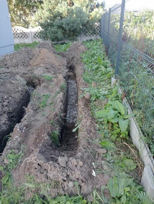 Usługi minikoparką, odwodnienia Mszczonów, Grójec, Żabia Wo