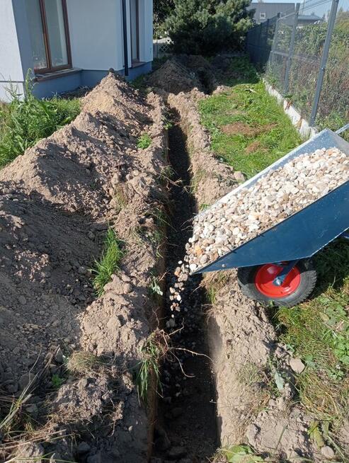 Usługi minikoparką, odwodnienia Mszczonów, Grójec, Żabia Wo