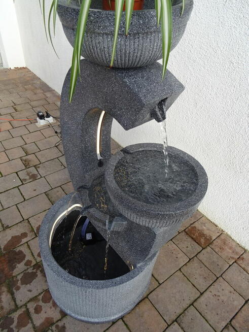 FONTANNA OGRODOWA A G A wys. 105 cm ! ośw. LED !