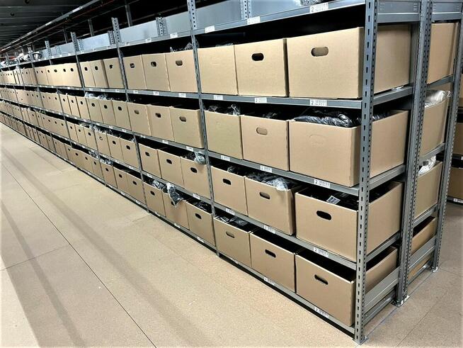 Regał Magazynowy 50x200x400/15 Metalowy Ocynk Garaż Piwnica