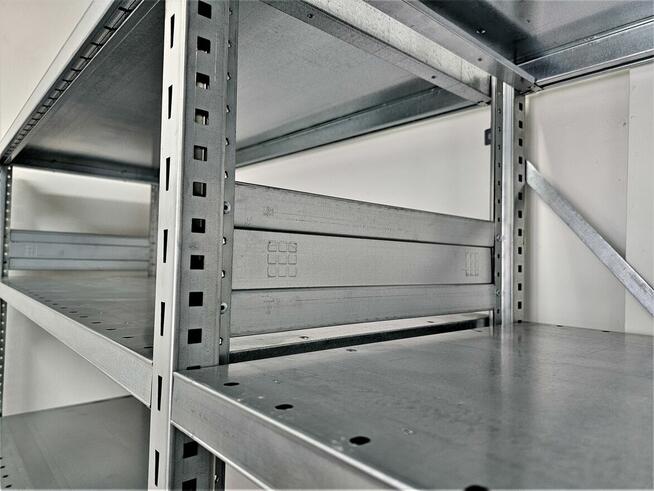 Regał Magazynowy 50x200x400/15 Metalowy Ocynk Garaż Piwnica