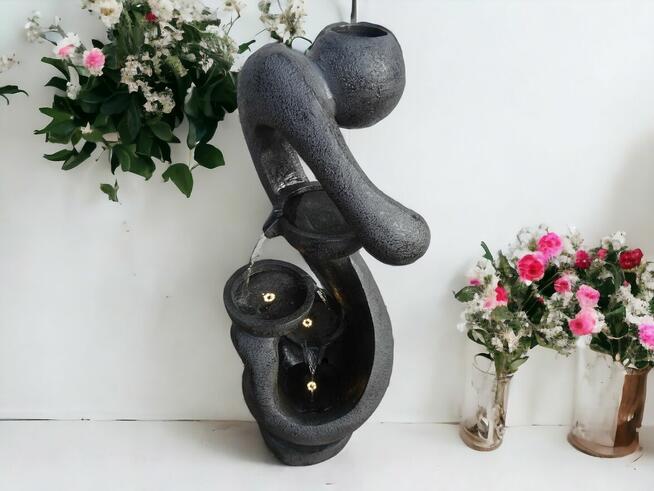 FONTANNA OGRODOWA M I A wys. 124 cm !! ośw. LED !!