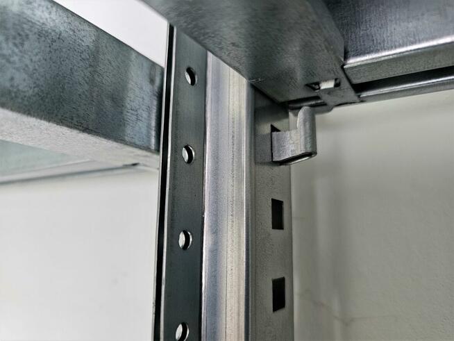 Regał Magazynowy 50x200x400/15 Metalowy Ocynk Garaż Piwnica