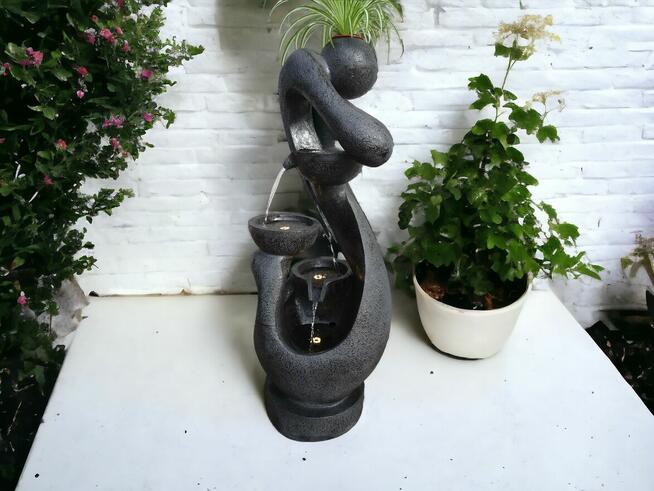 FONTANNA OGRODOWA M I A wys. 124 cm !! ośw. LED !!