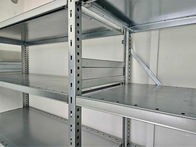 Regał Magazynowy 50x200x400/15 Metalowy Ocynk Garaż Piwnica